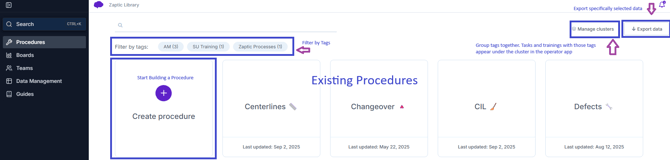 Procedure Page