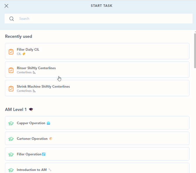 How to begin Ad Hoc tasks using the Zaptic App 1
