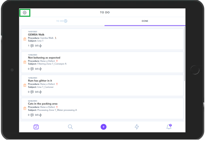 How to change your password in Zaptic App 1