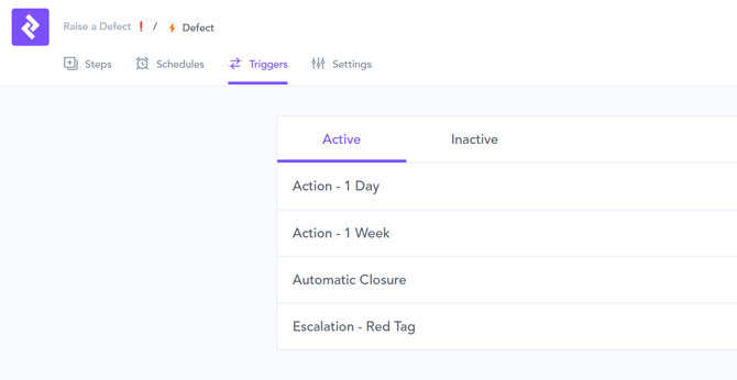 What to consider when configuring a Defect or tag Workflow in Zaptic 7
